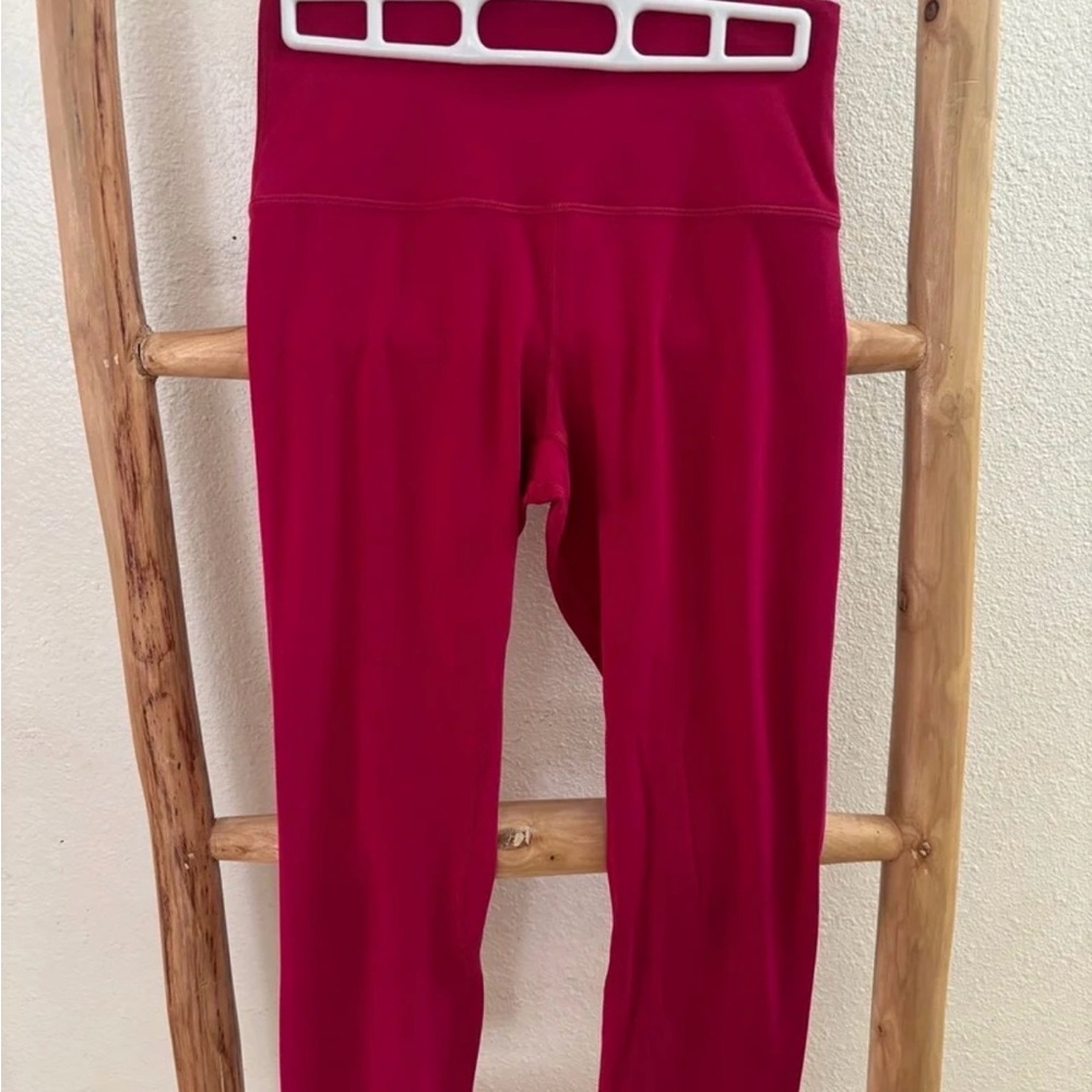 Lululemon leggings size 6 Hot pink